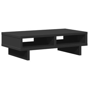 vidaXL Suporte para monitor 50x27x15 cm derivados de madeira preto