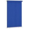 vidaXL Estore de rolo para exterior PEAD 140x230 cm azul