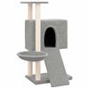vidaXL &Aacute;rvore p/ gatos c/ postes arranhadores sisal 96 cm cinza-claro