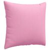 vidaXL Travesseiros de Sofá 2 pcs Rosa 50 x 50 cm tecido
