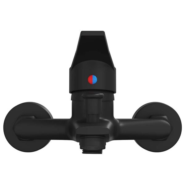 vidaXL Torneira de Misturador de Chuveiro Preto G 1 / 2 polegadas