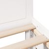 vidaXL Cama sem colch&atilde;o com cabeceira 90x200 cm pinho maci&ccedil;o branco