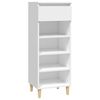 vidaXL Sapateira 40x36x105 cm derivados de madeira branco