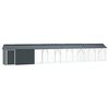 vidaXL Gaiola para P&aacute;ssaros Antracite 844 x 103 x 142 cm