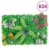 &nbsp;vidaXL Veda&ccedil;&atilde;o de plantas artificiais&nbsp;24 pcs 40x60 cm verde