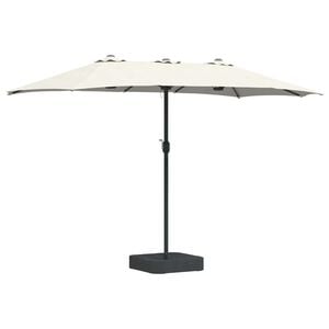 vidaXL Guarda-sol de Jardim Areia e Antracite 385 x 209 x 244 cm
