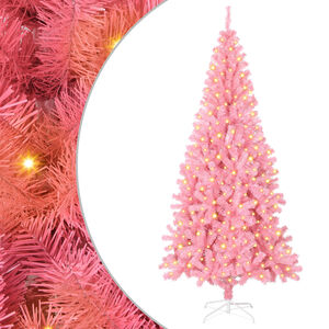 vidaXL &Aacute;rvore de Natal Rosa 180 cm PVC