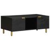 vidaXL Mesa de centro 100x54x40 cm derivados de madeira preto