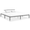 vidaXL Estrutura de cama 200x200 cm metal cinzento