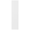 vidaXL Estante 50x25x106 cm derivados de madeira branco