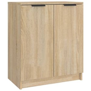 vidaXL Sapateira 59x35x70 cm derivados de madeira cor carvalho sonoma