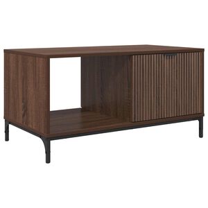 vidaXL Mesa de centro Carvalho Marrom 90 x 49 x 46 cm