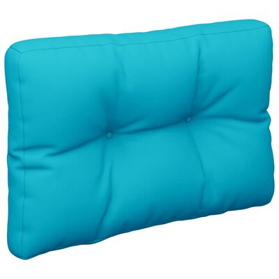 vidaXL Almofadões para sofás de paletes 2 pcs tecido turquesa