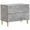vidaXL Mesa-de-cabeceira Cinzento Cimento 62 x 34,5 x 48 cm