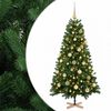 vidaXL &Aacute;rvore de Natal artificial com bolas 120 cm 150 LED