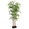 vidaXL &Aacute;rvore de bambu artificial 1095 folhas 150 cm verde