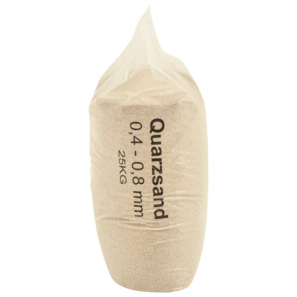 vidaXL Areia filtrante 25 kg 0,4-0,8 mm