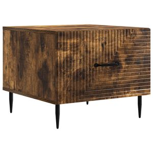 vidaXL Mesa de centro com gaveta Carvalho Fumado 49 x 50 x 40 cm