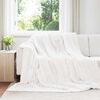 vidaXL Cobertor Branco 240 x 220 cm L&atilde;