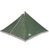 vidaXL Tenda familiar tipi para 7 pessoas impermeável verde