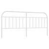 vidaXL Cabeceira de substitui&ccedil;&atilde;o 193 cm metal branco