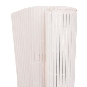 vidaXL Cerca para Jardim Branco 150 x 300 cm PVC