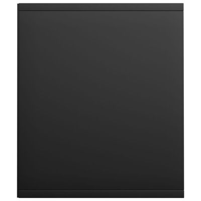 vidaXL Estante/móvel de TV 36x30x143 cm contraplacado preto