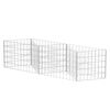 vidaXL Cesto gabi&atilde;o a&ccedil;o galvanizado 120x30x50 cm