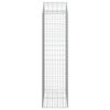 vidaXL Cesto gabi&atilde;o arqueado 100x50x180/200 cm ferro galvanizado
