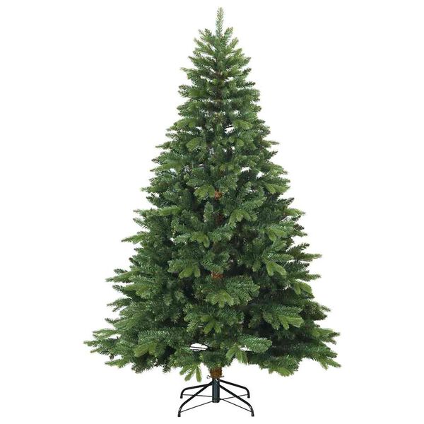 vidaXL &Aacute;rvore de Natal Articulada Artificial com suporte Verde 210 cm