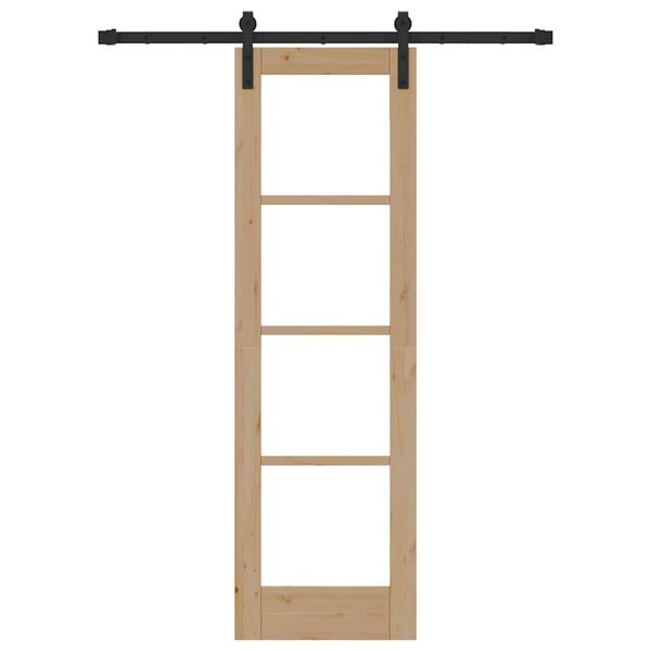 vidaXL Porta Deslizante ORKDAL Natural 61 x 198,5 cm
