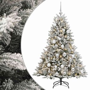vidaXL &Aacute;rvore de Natal artificial com bolas 120 cm 150 LED