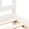 vidaXL Cama sem colch&atilde;o 100x200 cm madeira de pinho maci&ccedil;a branco