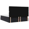 vidaXL Estrutura de cama otomana com colch&otilde;es 160x200 cm veludo preto