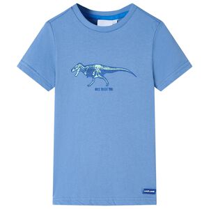 T-shirt para crian&ccedil;a azul-m&eacute;dio 104