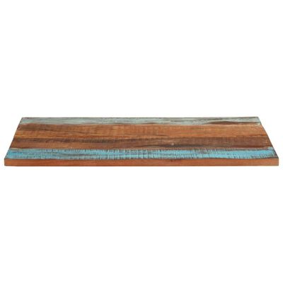 vidaXL Tampo mesa retangular 70x90cm 25-27mm madeira recuper. maciça