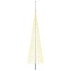 vidaXL Luz para &aacute;rvore de Natal com estaca e mastro 500 cm 1534 LED