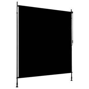 vidaXL Estore de rolo para exterior 200x270 cm antracite
