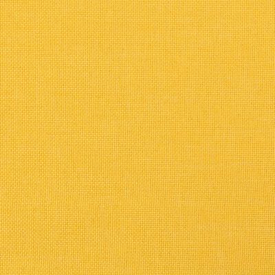 vidaXL Apoio pés 45x29,5x35cm tecido/couro artificial amarelo mostarda