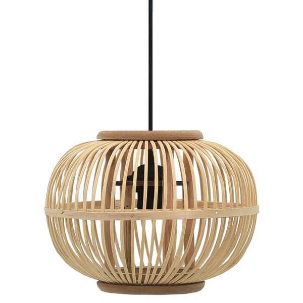 vidaXL Candeeiro suspenso globo 40 W 30x22 cm E27 salgueiro