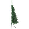 vidaXL &Aacute;rvore de Natal Artificial Pr&eacute;-iluminada Verde 150 cm PVC