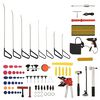 vidaXL 75 pcs conjunto ferramentas repara&ccedil;&atilde;o de mossas sem repintura