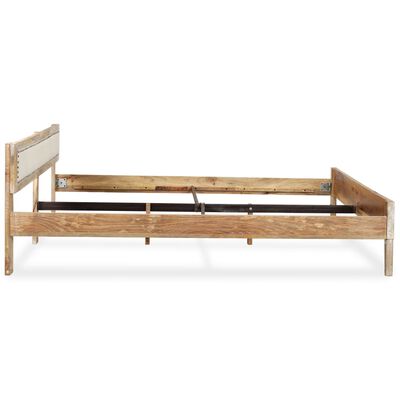 vidaXL Estrutura de cama madeira de mangueira maciça 160x200 cm