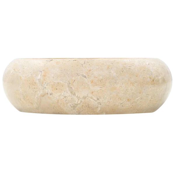 vidaXL Lavat&oacute;rio 40x12 cm m&aacute;rmore creme