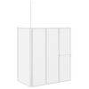 vidaXL Cabine de duche dobr&aacute;vel formato L 70x120x137 cm 4 pain&eacute;is