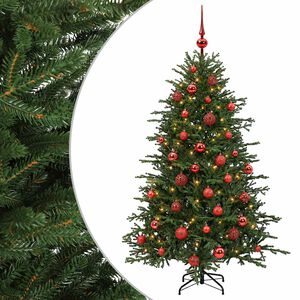 vidaXL &Aacute;rvore de Natal artificial com bolas 150 cm 150 LED