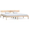 vidaXL Estrutura de cama super king 180x200 cm pinho maci&ccedil;o