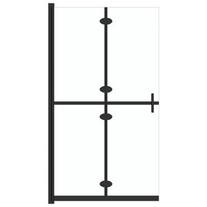 vidaXL Divis&oacute;ria chuveiro dobr&aacute;vel 70x190 cm vidro transparente ESG