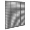 vidaXL Painel de veda&ccedil;&atilde;o estilo veneziana WPC 180x180 cm cinzento