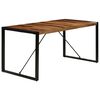 vidaXL Mesa de jantar 160x80x75 cm madeira de ac&aacute;cia maci&ccedil;a